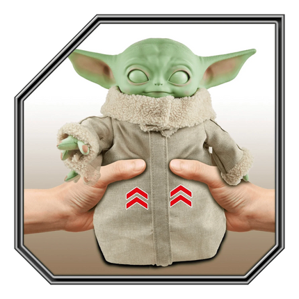 Mattel - Star Wars - Squeeze & Blink Grogu Plush (11in) - The Card Vault