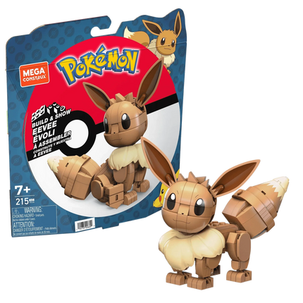 Mega - Pokemon - Construx Build & Show Eevee - The Card Vault