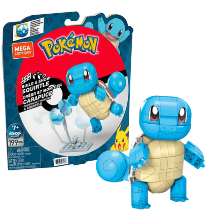 Mega - Pokemon - Construx Build & Show Squirtle - The Card Vault