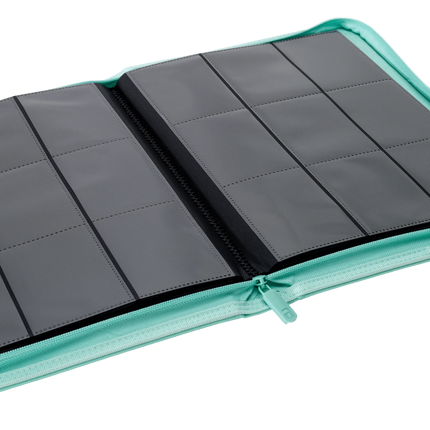 Vault X - 9-Pocket Exo-Tec® Zip Binder - Mint Green