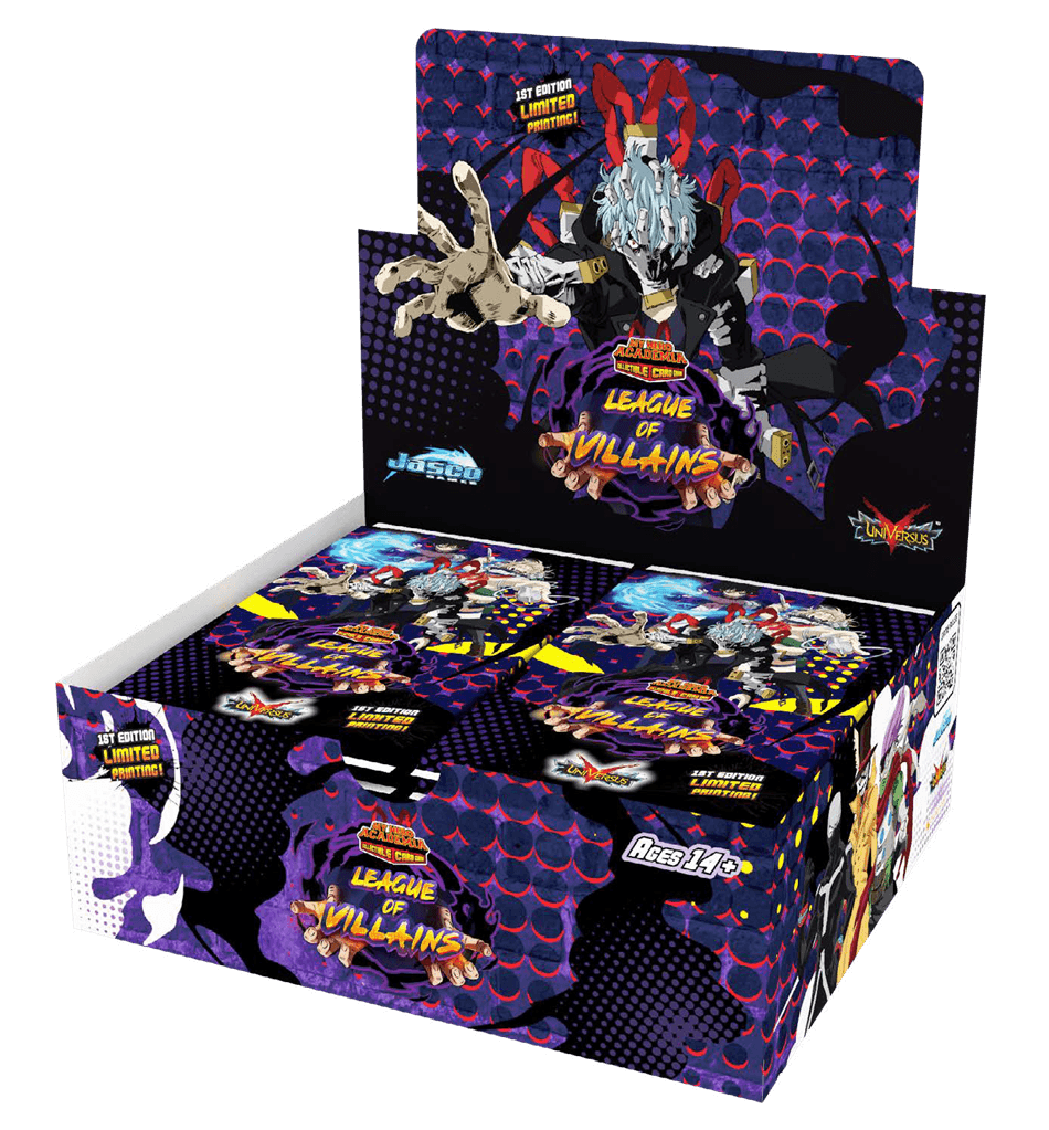 My Hero Academia Collectible Card Game - League of Villains (Series 4) Booster Box (24 Packs) - The Card Vault