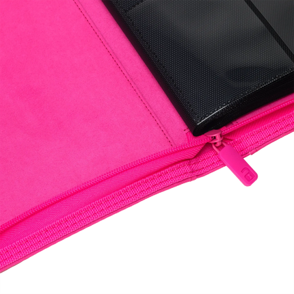 Vault X - 4-Pocket Exo-Tec® Zip Binder - Neon Pink