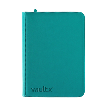 Vault X - 9-Pocket Exo-Tec® Zip Binder - Teal