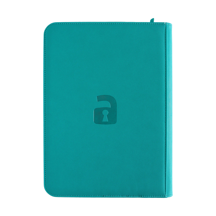 Vault X - 9-Pocket Exo-Tec® Zip Binder - Teal