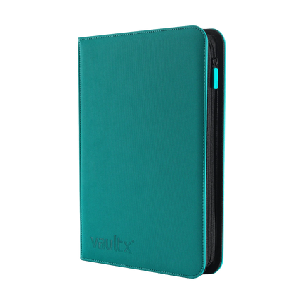 Vault X - 9-Pocket Exo-Tec® Zip Binder - Teal