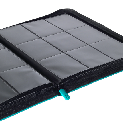 Vault X - 9-Pocket Exo-Tec® Zip Binder - Teal