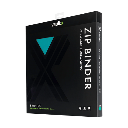 Classeur à fermeture éclair Exo-Tec® 12 pochettes Vault X - Bleu sarcelle