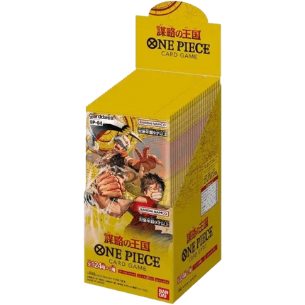 One Piece TCG - Kingdoms of Intrigue (OP-04) Booster Box - Japanese - The Card Vault