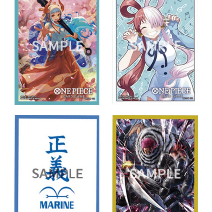 One Piece TCG - Official Sleeves - Version 3 (2023) (Assorted) - The Card Vault