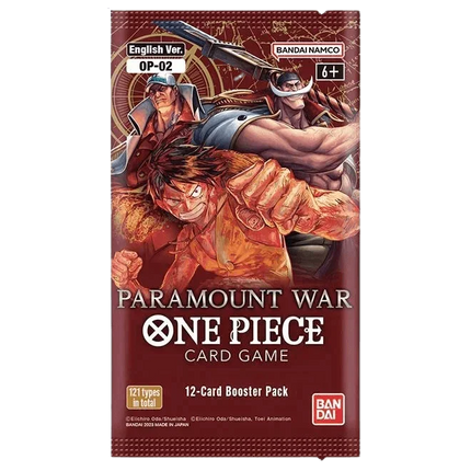 One Piece TCG: Paramount War (OP-02) Booster Pack - The Card Vault