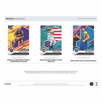 Panini - 2020/21 Mosaic Basketball (NBA) - Choice Box - The Card Vault