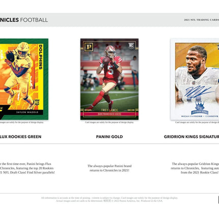 Panini - 2021 Chronicles American Football (NFL) - Hybrid Box - The Card Vault