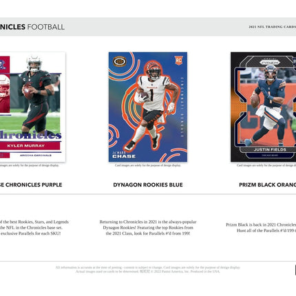 Panini - 2021 Chronicles American Football (NFL) - Hybrid Box - The Card Vault