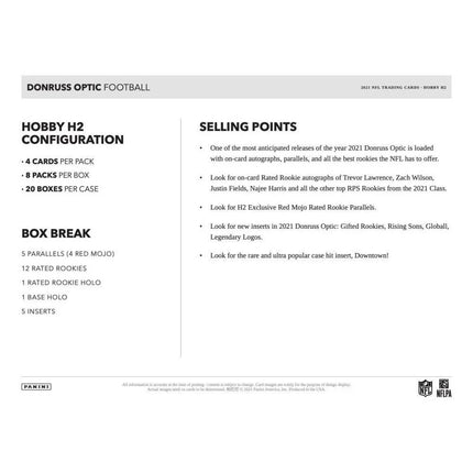 Panini - 2021 Donruss Optic American Football (NFL) - Hybrid Box - The Card Vault