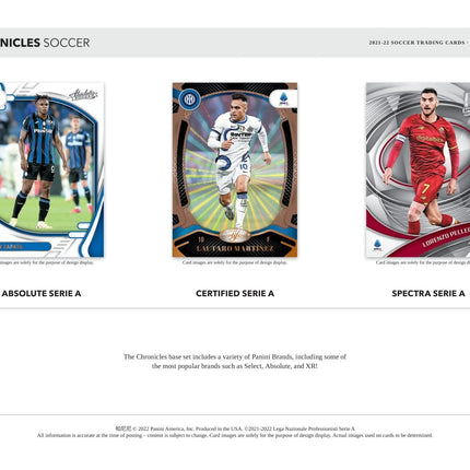 Panini - 2021/22 Chronicles Football (Soccer) - Fat Pack Box - The Card Vault