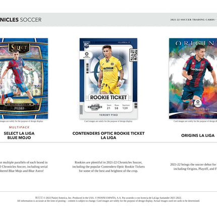 Panini - 2021/22 Chronicles Football (Soccer) - Fat Pack Box - The Card Vault