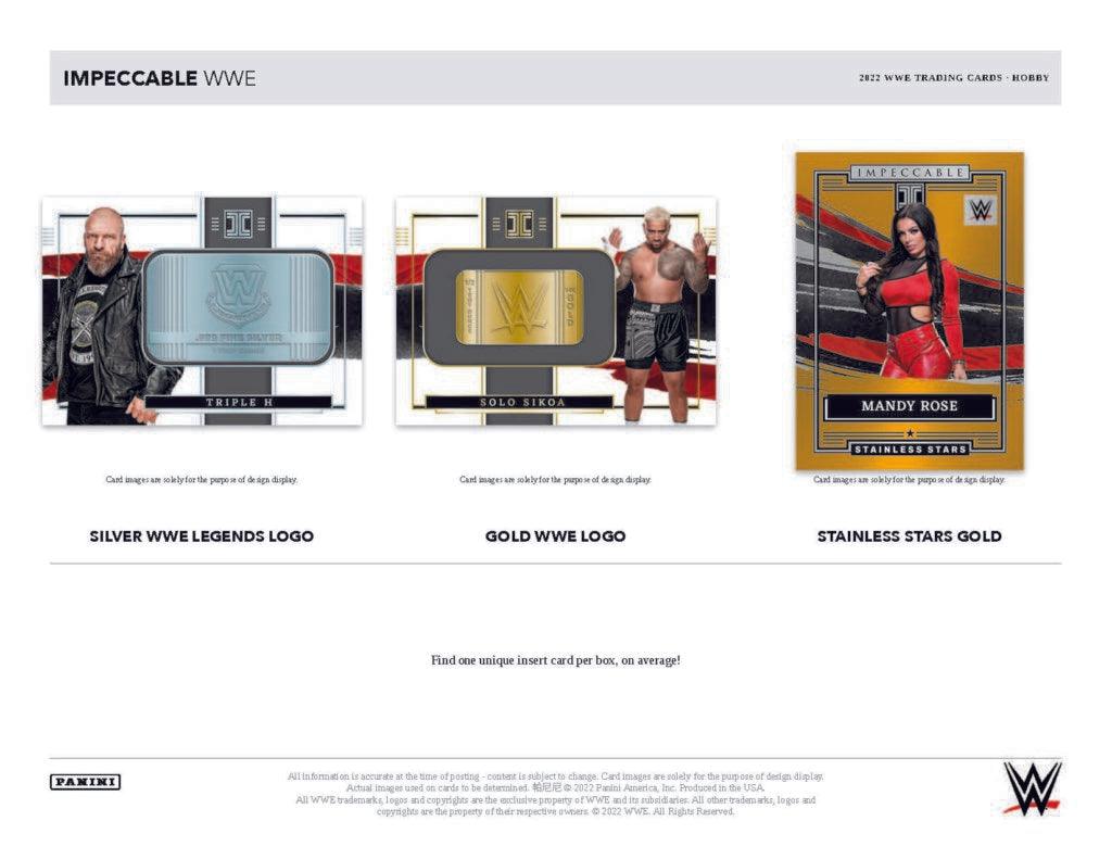 Panini - 2021/22 Impeccable WWE Wrestling - Hobby Box - The Card Vault