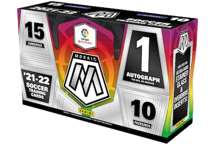 Panini - 2021/22 Mosaic LaLiga Football (Soccer) - Hobby Box (10 Packs) - The Card Vault