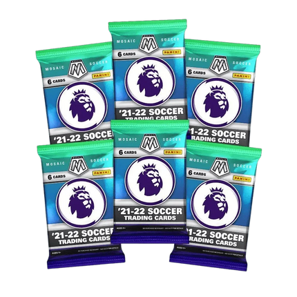 Panini - 2021/22 Mosaic Premier League Football (Soccer) - Blaster Box (6 Packs) - The Card Vault