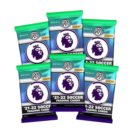 Panini - 2021/22 Mosaic Premier League Football (Soccer) - Mega Box (6 Packs) - The Card Vault