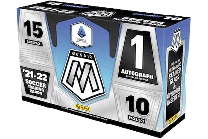 Panini - 2021/22 Mosaic Serie A Football (Soccer) - Hobby Box (10 Packs) - The Card Vault