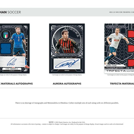 Panini - 2021/22 Obsidian Football (Soccer) - Hobby Box - The Card Vault