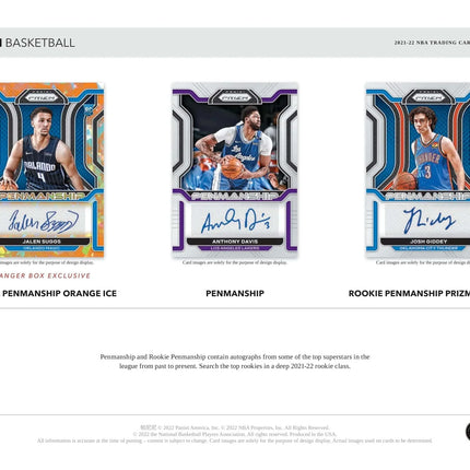 Panini - 2021/22 Prizm Basketball (NBA) - Retail Box - The Card Vault