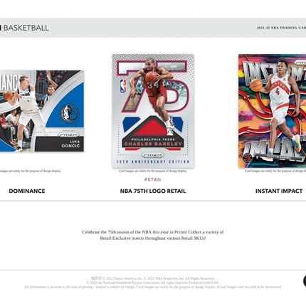 Panini - 2021/22 Prizm Basketball (NBA) - Retail Box - The Card Vault