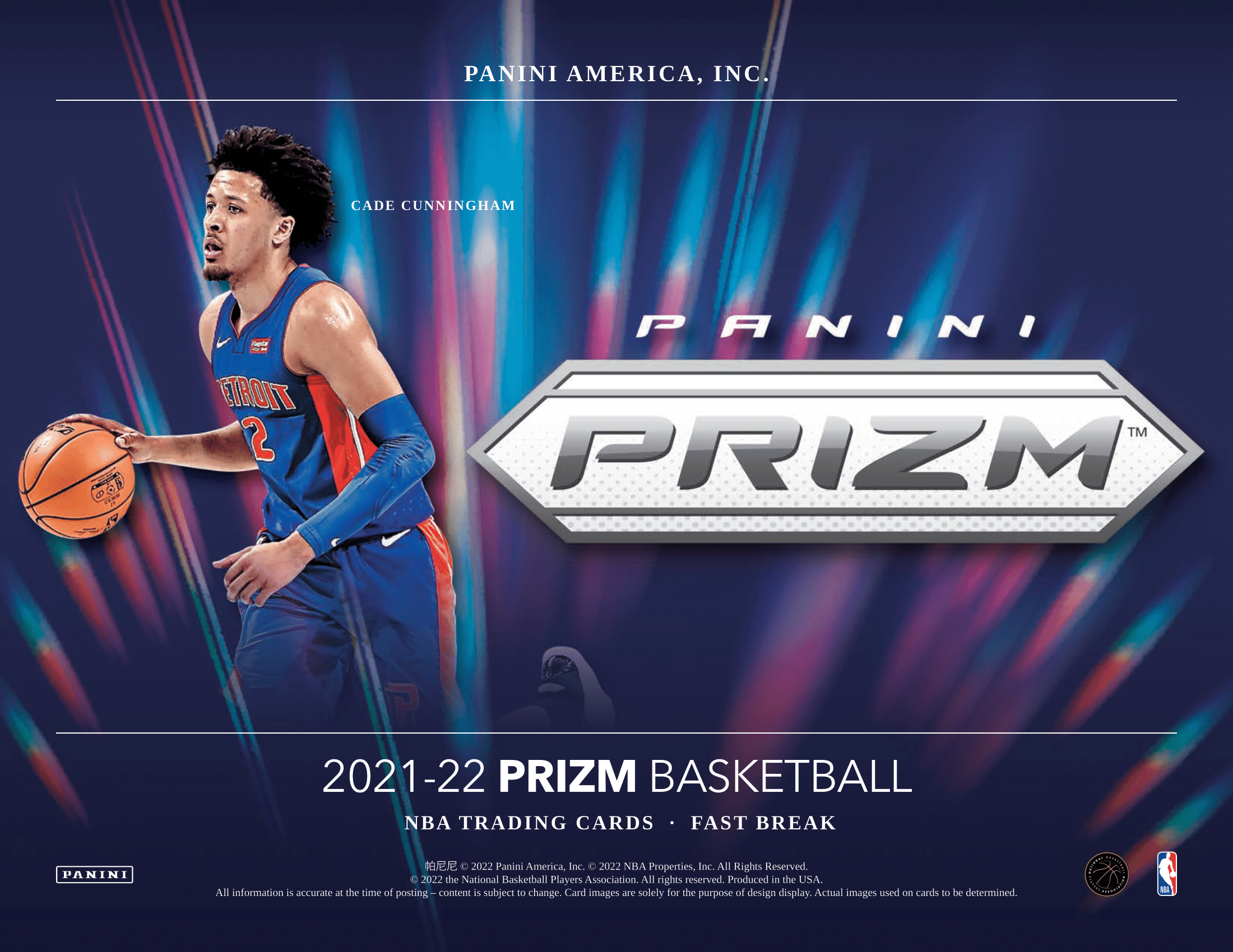 Panini - 2021/22 Prizm Fast Break Basketball (NBA) - Hobby Box - The Card Vault