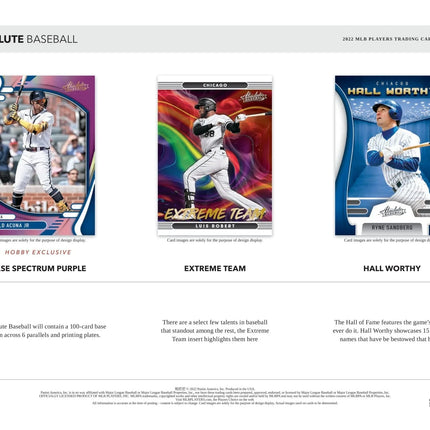 Panini - 2022 Absolute Baseball (MLB) - Hobby Box - The Card Vault