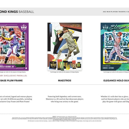 Panini - 2022 Diamond Kings Baseball (MLB) - Hobby Box - The Card Vault