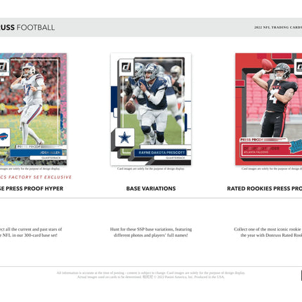 Panini - 2022 Donruss American Football (NFL) - Blaster Box - The Card Vault