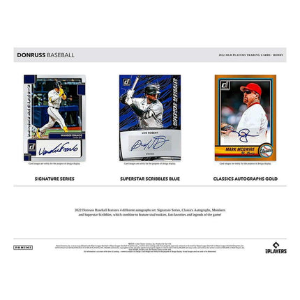 Panini - 2022 Donruss Baseball (MLB) - Hobby Box - The Card Vault