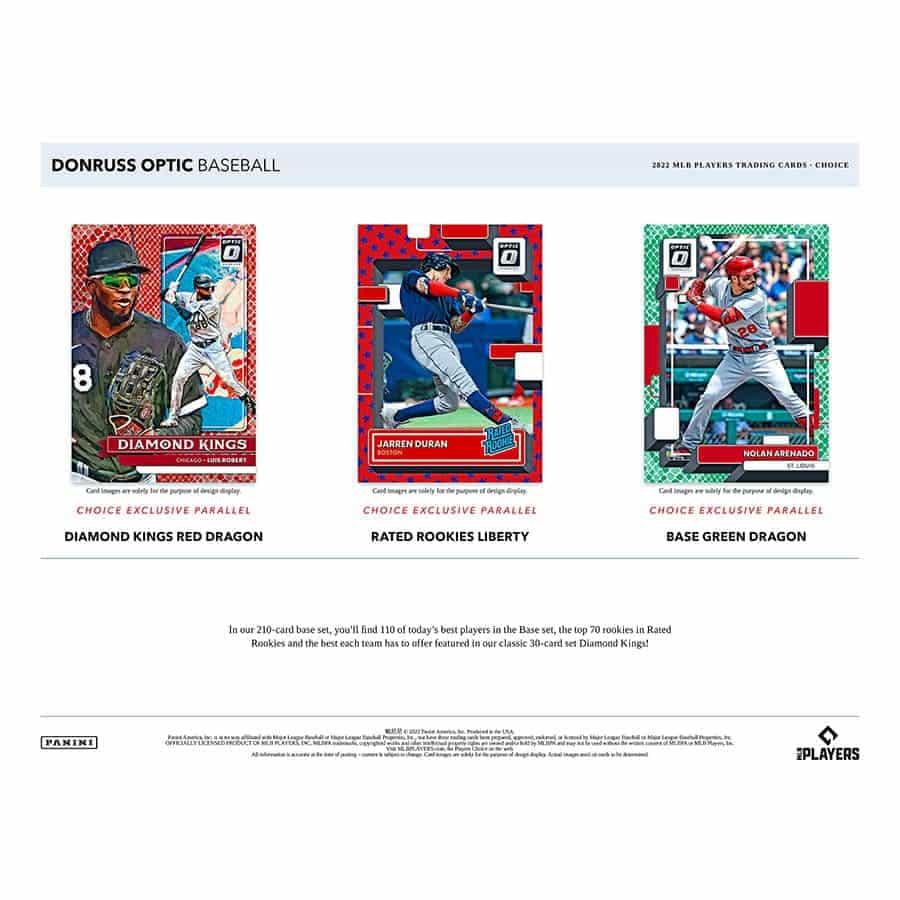Panini - 2022 Donruss Optic Baseball (MLB) - Choice Box - The Card Vault