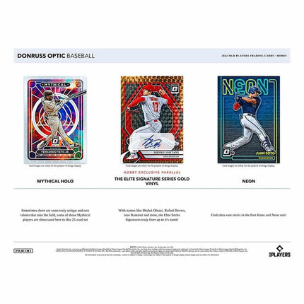 Panini - 2022 Donruss Optic Baseball (MLB) - Hobby Box - The Card Vault