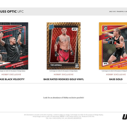 Panini - 2022 Donruss Optic UFC - Hobby Box (20 Packs) - The Card Vault