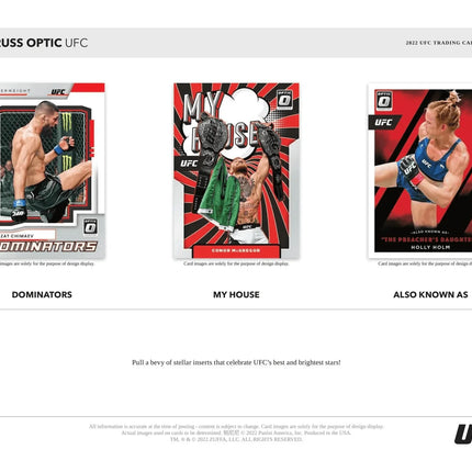 Panini - 2022 Donruss Optic UFC - Hobby Box (20 Packs) - The Card Vault