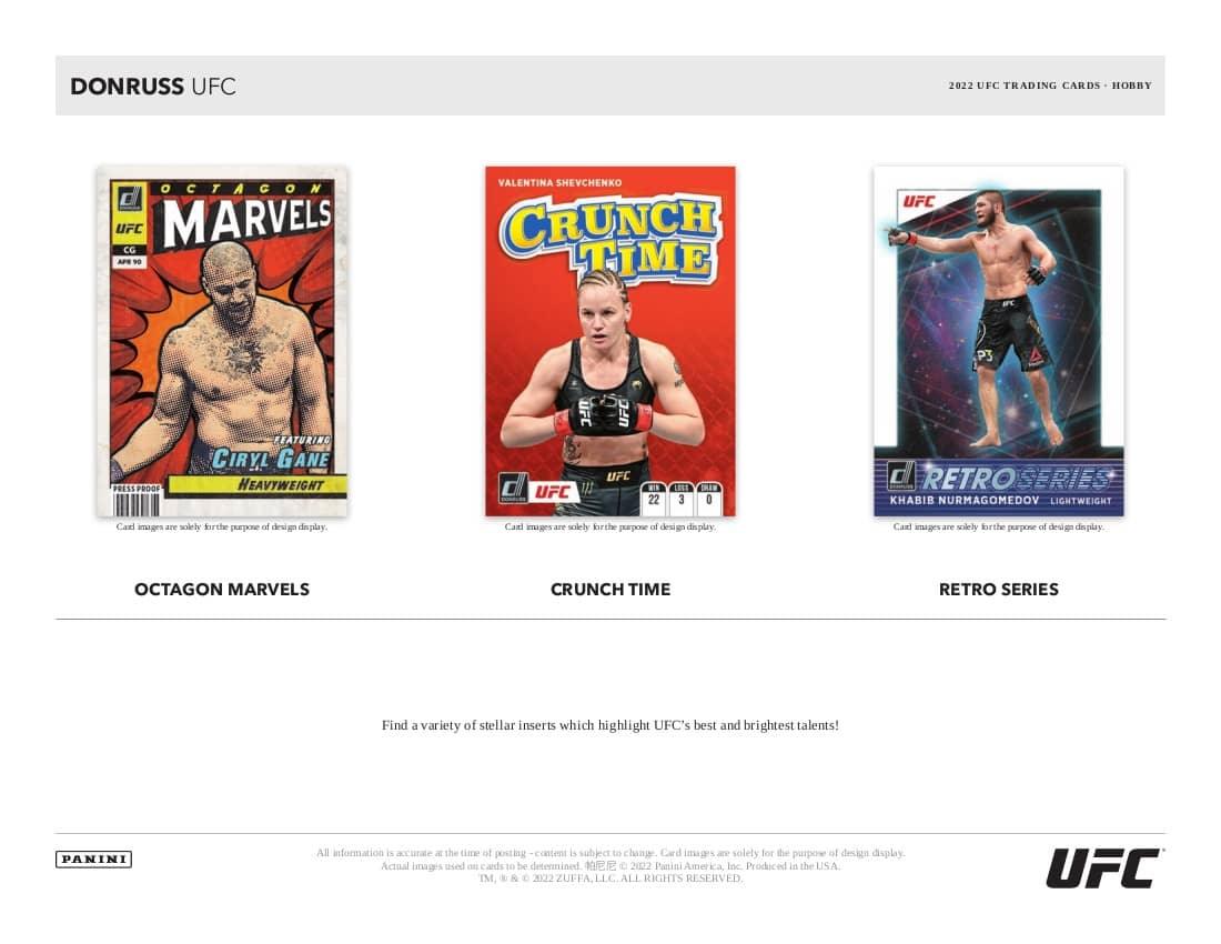 Panini - 2022 Donruss UFC - Hobby Box (10 Packs) - The Card Vault