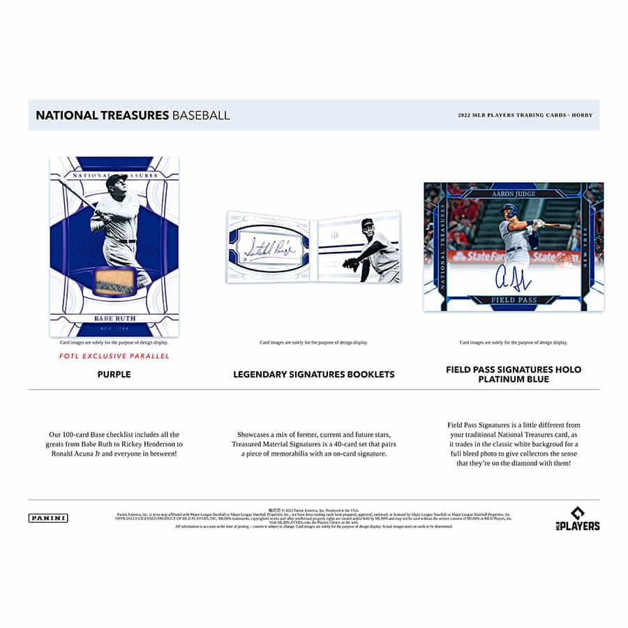 Panini - 2022 National Treasures Baseball (MLB) - Hobby Box - The Card Vault