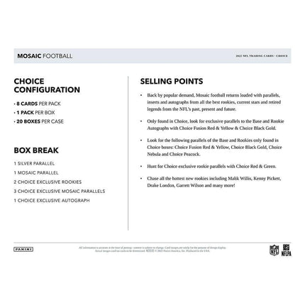 Panini - 2022 Prizm American Football (NFL) - Choice Box - The Card Vault