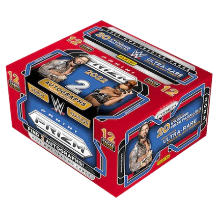 Panini - 2022 Prizm WWE Wrestling - Hobby Box (12 Packs) - The Card Vault