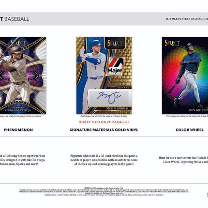 Panini - 2022 Select Baseball (MLB) - Hobby Box - The Card Vault