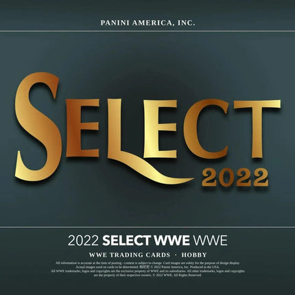 Panini - 2022 Select WWE Wrestling - Hobby Box (12 Packs) - The Card Vault