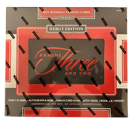 Panini - 2022 Three and Two Baseball (MLB) - Hobby Box - The Card Vault