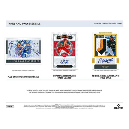 Panini - 2022 Three and Two Baseball (MLB) - Hobby Box - The Card Vault
