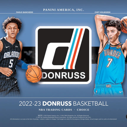 Panini - 2022/23 Donruss Basketball (NBA) - Choice Box - The Card Vault