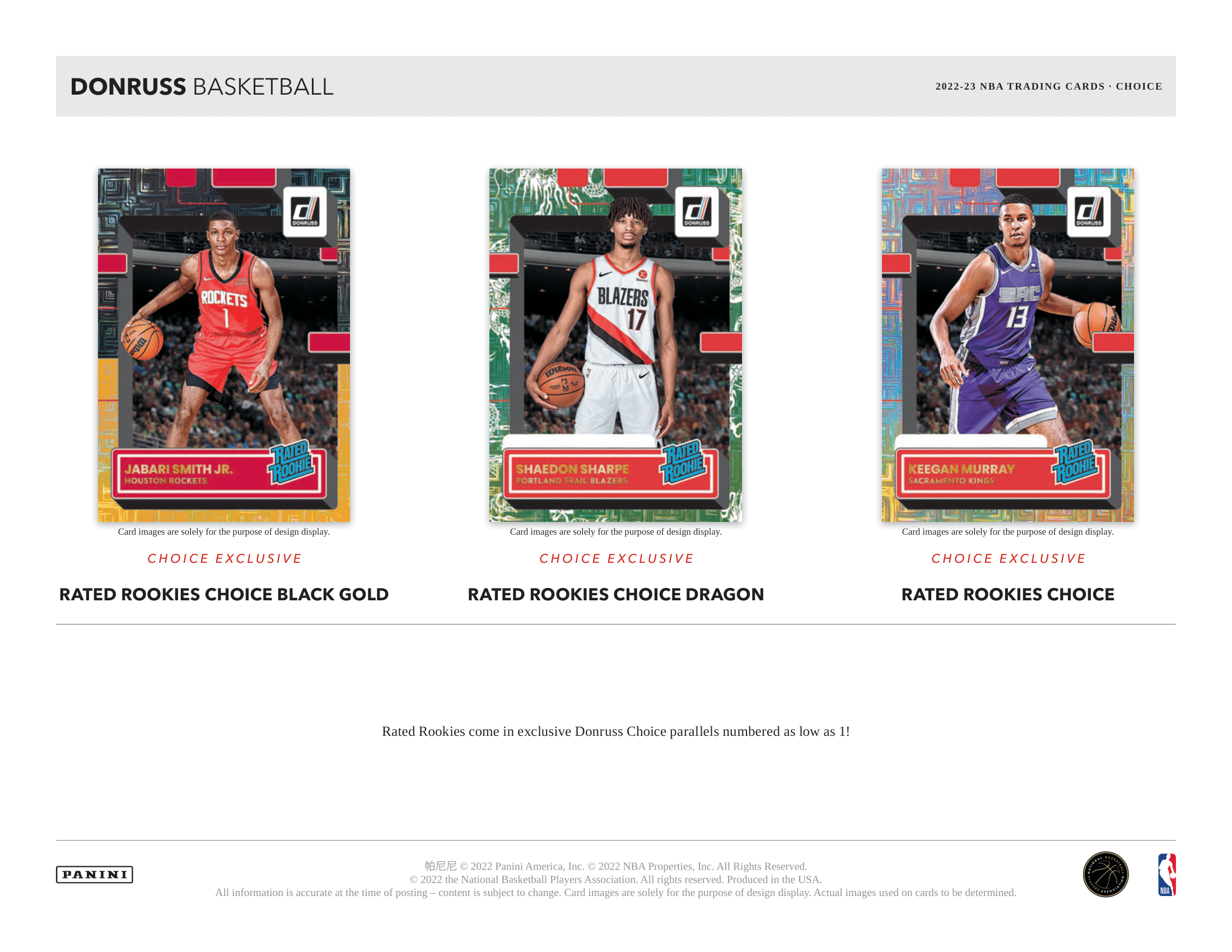 Panini - 2022/23 Donruss Basketball (NBA) - Choice Box - The Card Vault