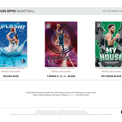 Panini - 2022/23 Donruss Optic Basketball (NBA) - Mega Box - The Card Vault