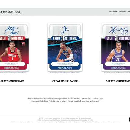 Panini - 2022/23 Hoops Basketball (NBA) - Retail Box - The Card Vault