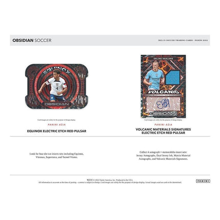 Panini - 2022/23 Obsidian Football (Soccer) - Asia Tmall Hobby Box - The Card Vault